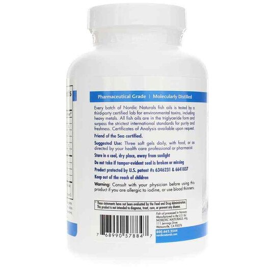 Arctic Cod Liver Oil Pro Softgels, 180 Softgels, NRN