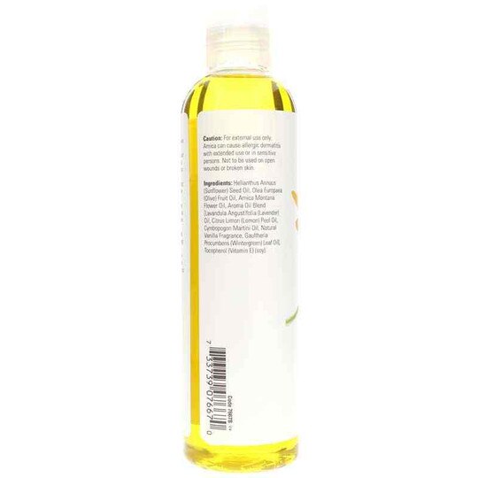 Arnica Soothing Massage Oil, 8 Oz, NOW
