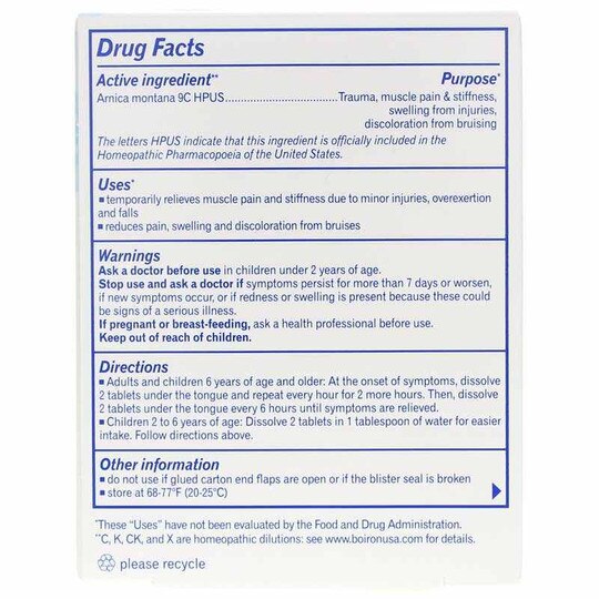 Arnicare Tablets, 60 Tablets, BOR