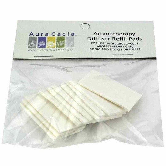 Aromatherapy Diffuser Refill Pads, 10 Pads, Aura Cacia