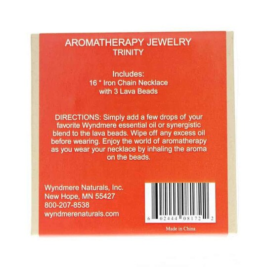 Aromatherapy Jewlery Necklace Trinity, 1 Piece(s), WEO