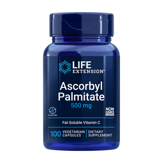 Ascorbyl Palmitate 500 Mg, 100 Veg Capsules, LFE