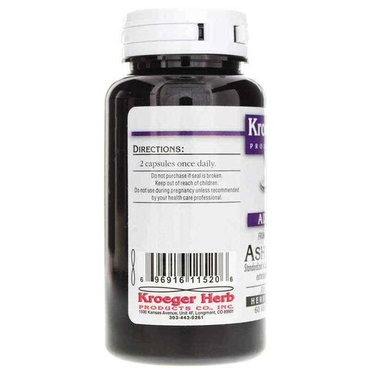 Ashwagandha, 60 Veg Capsules, KRH