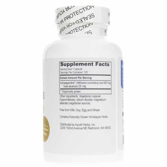 Ashwagandha Calming Support Capsules for Cats & Dogs, 120 Capsules, AY