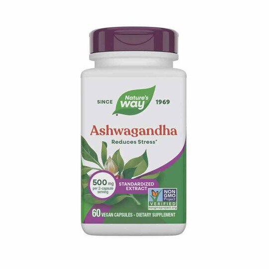 Ashwagandha Standardized, 60 Veg Capsules, NWA