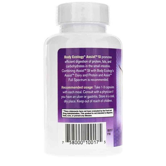 Assist SI Small Intestine Enzymes, 90 Veg Capsules, BOE