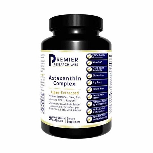 Astaxanthin Complex Algae Extracted, 60 Veg Capsules, PRL