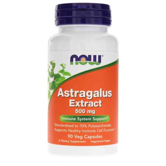 Astragalus Extract 500 Mg, 90 Veg Capsules, NOW
