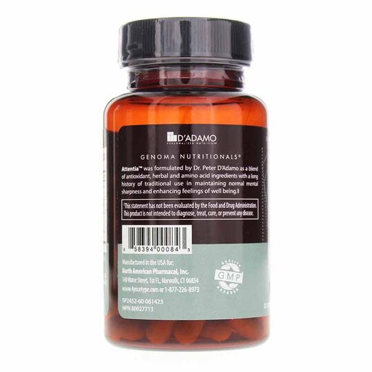 Attentia, 60 Veg Capsules, DAPN