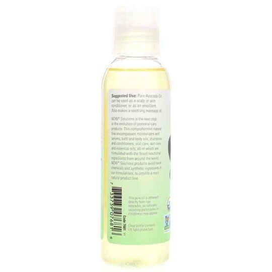 Avocado Oil Certified Organic, 4 Oz, NOW