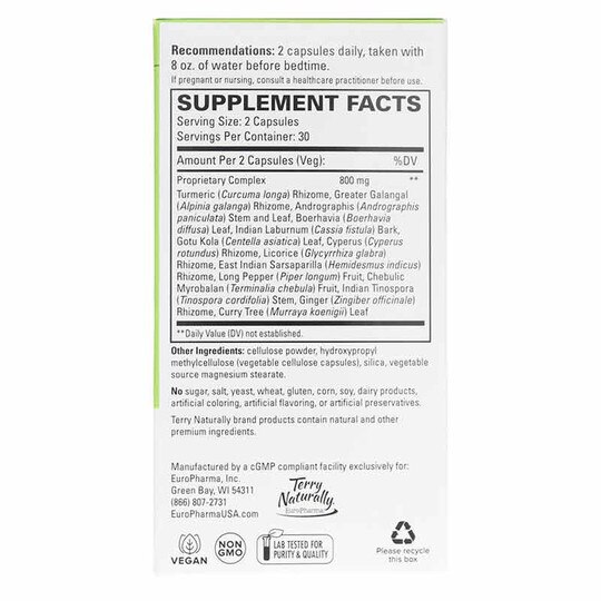Ayurvedic Digestive Formula, 60 Capsules, TNT