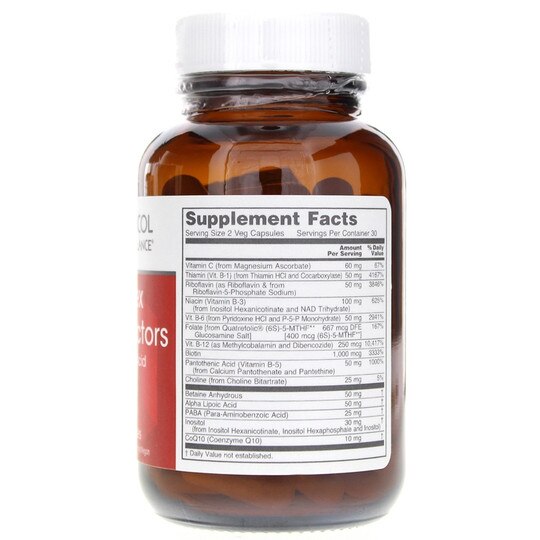 B Complex Neuro Factors with ALA & CoQ10, Protocol For Life Balance