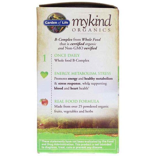 Once Daily, Garden of Life mykind Organics