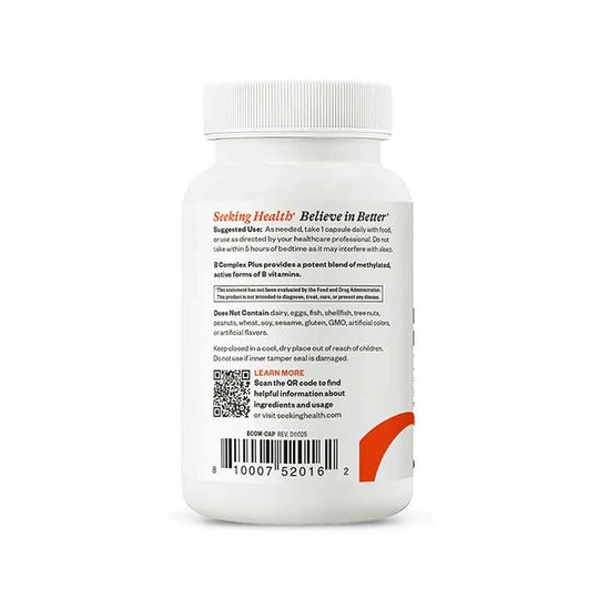 B Complex Plus, 100 Veg Capsules, SKH