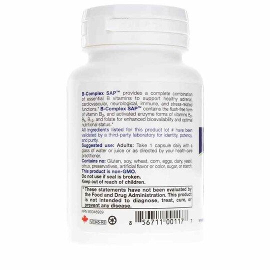 B-Complex SAP, 60 Capsules, NFH