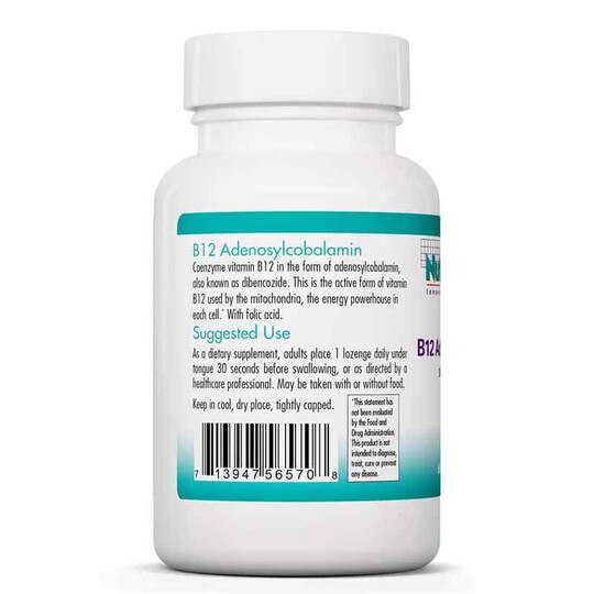 B12 Adenosylcobalamin, 60 Veg Lozenges, NTC