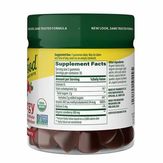 B12 Energy Gummies, MGF