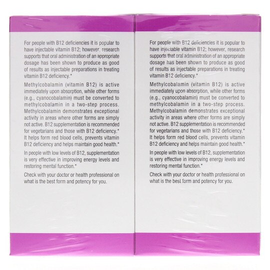 B12 Methylcobalamin 1000 Mcg Bonus Pack, 90 Chewable Tab, NF