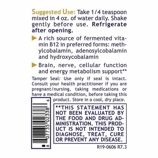 B12-ND Liquid 1,000 Mcg, 2 Oz, PRL