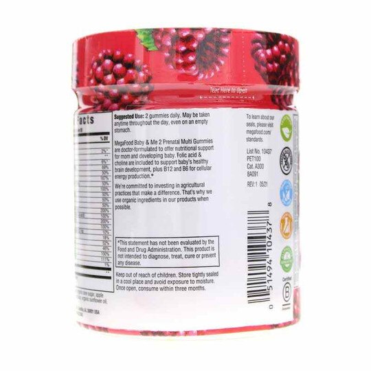 Baby & Me 2 Prenatal Multi Gummies, 60 Gummies, MGF