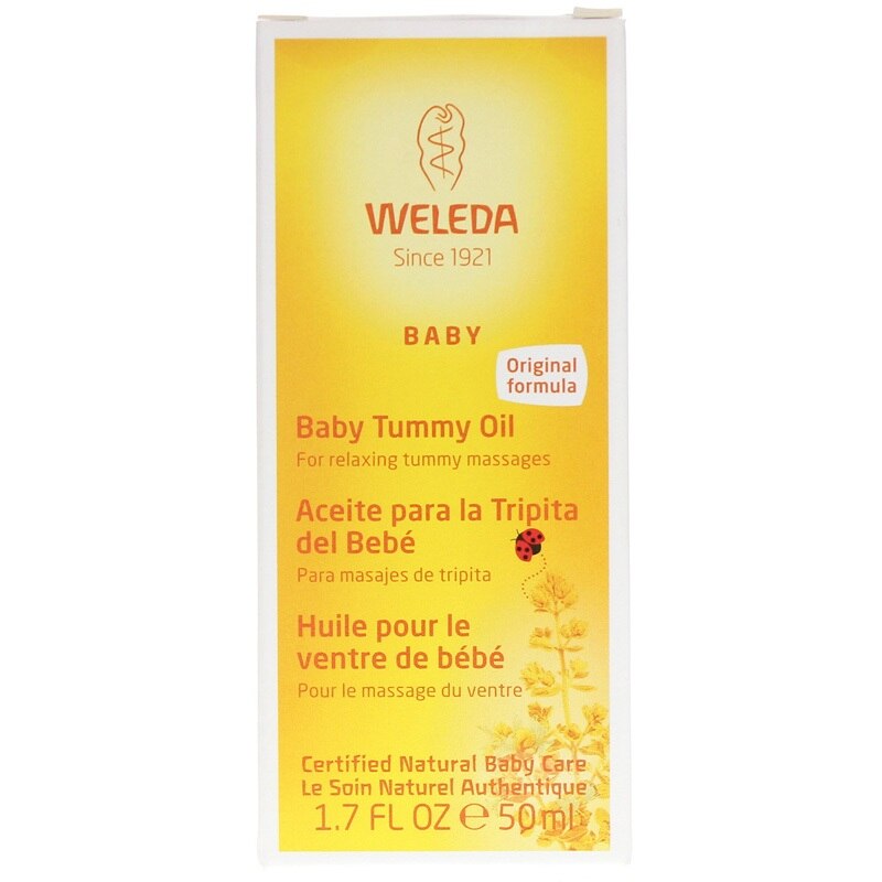 baby tummy oil