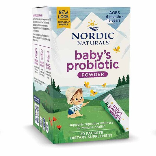 Baby's Nordic Flora Probiotic Powder, 30 Packets, NRN