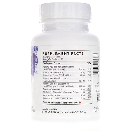 Basic Nutrients 2/Day NSF Certified, 60 Veg Capsules, THR