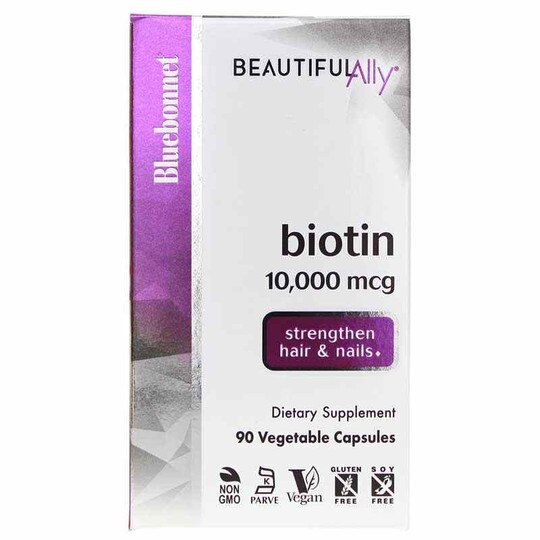 Beautiful Ally Biotin 10000 Mcg, 90 Veg Capsules, BB
