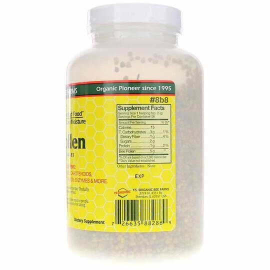 Bee Pollen Granules Low Moisture, 10 Oz, YSO