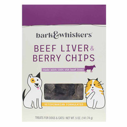 Beef Liver & Berry Chips for Dogs & Cats