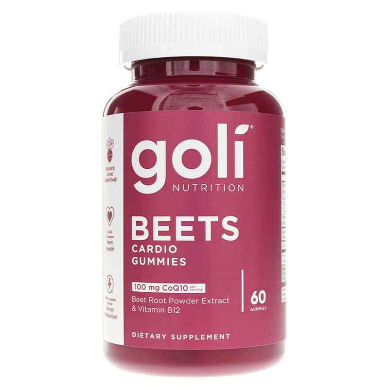 Beets Cardio Gummies, Goli Nutrition