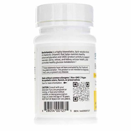 Benfotiamine 150 Mg, 60 Capsules, KL