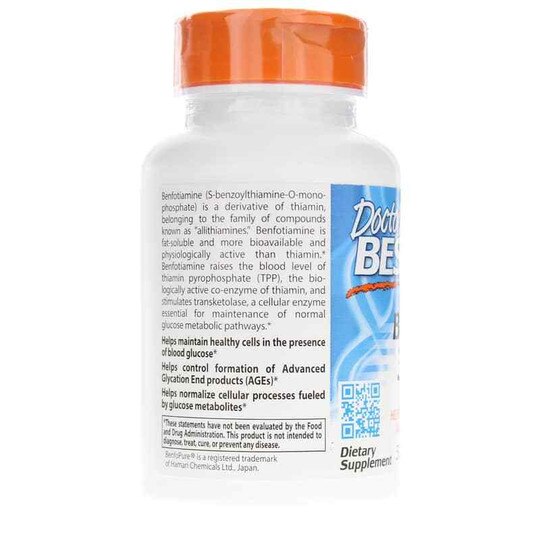Benfotiamine 300 Mg, 60 Veg Capsules, DRB