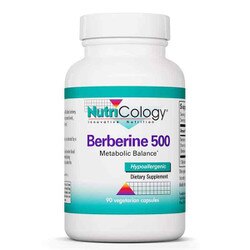 Berberine 500, 90 Veg Capsules, Nutricology