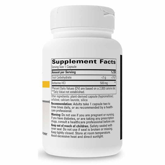 Berberine, 60 Veg Capsules, INT