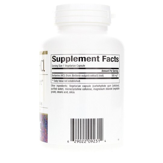 Berberine HCl 500 Mg, 90 Veg Capsules, BCN