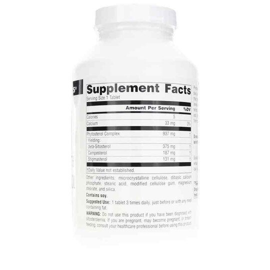 Beta Sitosterol 375 Mg Source Naturals