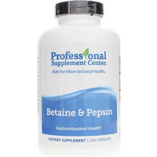 Betaine & Pepsin, 225 Capsules, PSC