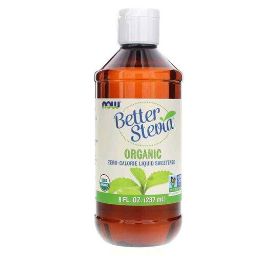 Better Stevia Organic Liquid Sweetener, NOW