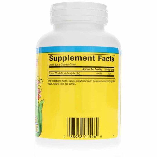 BigFriends Chewable Vitamin D3 400 IU Berry, 250 Chewabl, NF