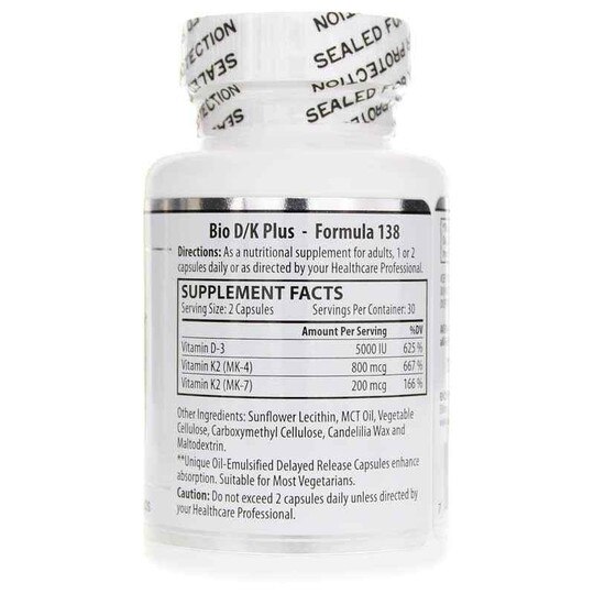 Bio D/K Plus, 60 Veg Capsules, BSP