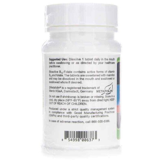 BioActive B12-Folate, 60 Tablets, NBX