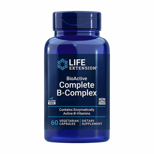BioActive Complete B-Complex, 60 Veg Capsules, LFE