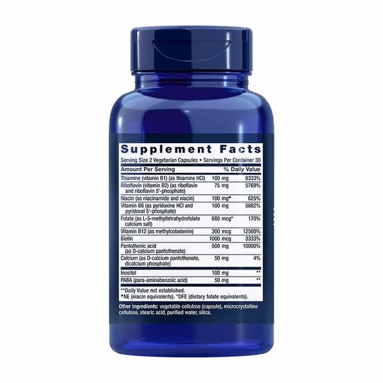 BioActive Complete B-Complex, 60 Veg Capsules, LFE