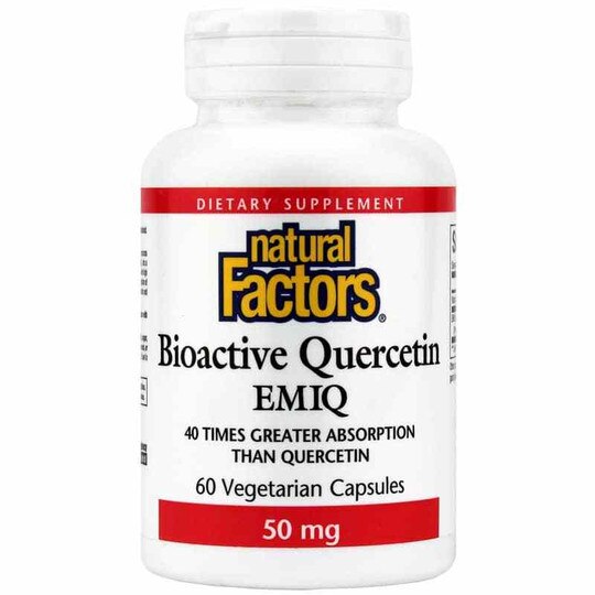 Bioactive Quercetin EMIQ 50 Mg, 60 Veg Capsules, NF