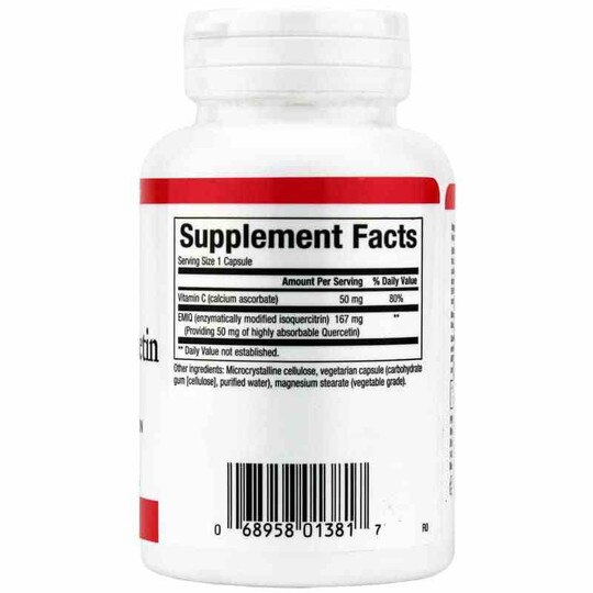 Bioactive Quercetin EMIQ 50 Mg, 60 Veg Capsules, NF