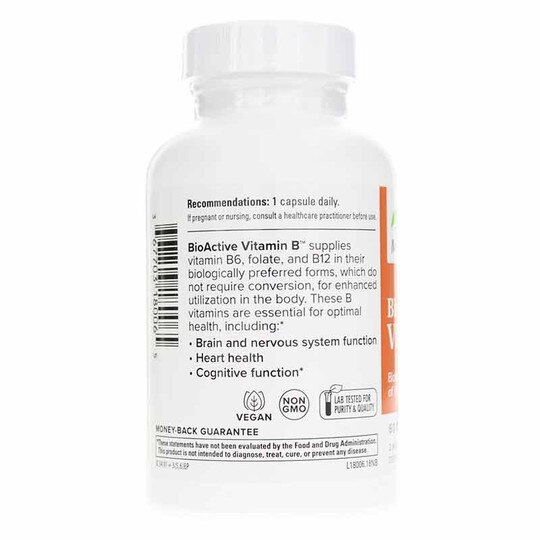 BioActive Vitamin B, 60 Capsules, TNT