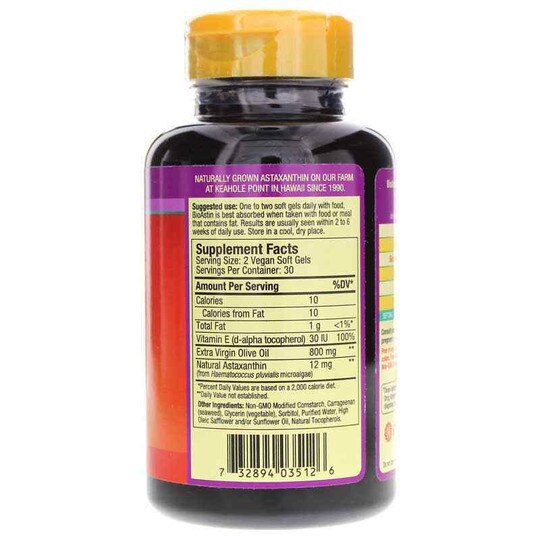 BioAstin Supreme 6 Mg MD Formulas, 60 Vegan Softgels, NXH