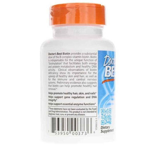 Biotin 10000 Mcg, 120 Veg Capsules, DRB