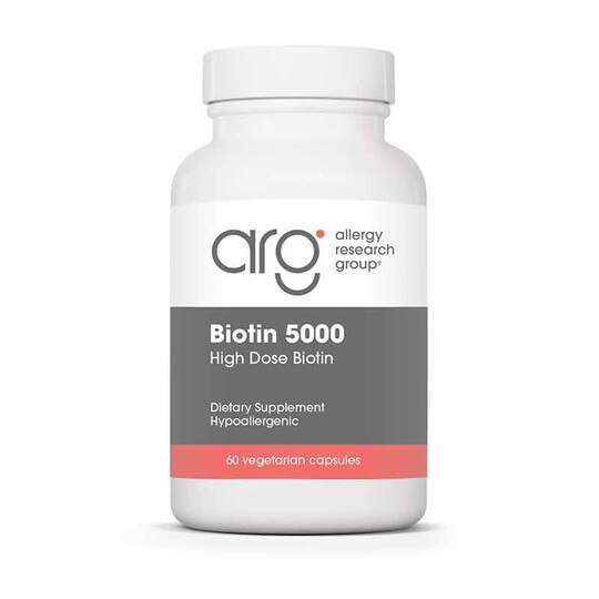 Biotin 5000, 60 Veg Capsules, ARG